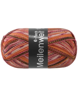 <span class="yarn-title">Meilenweit 6-Fach 150 Piccata</span> <span class="yarn-color">9687 Fuchsia/<wbr>Lila/<wbr>Ecru/<wbr>Orange/<wbr>Camel/<wbr>Mokka/<wbr>Gelb/<wbr>Rost</span>