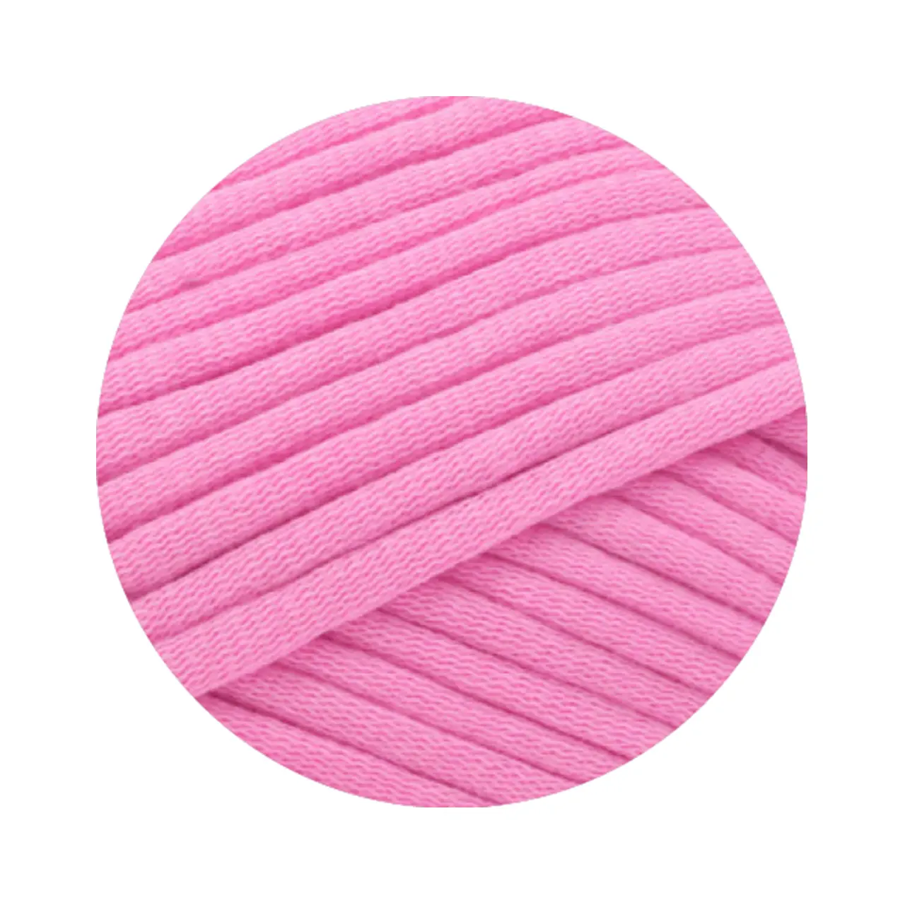 The Tube 19 Rosa von Lana Grossa. Weiches gefülltes Schlauchgarn ideal geeignet für Home- Accessoires und Taschen