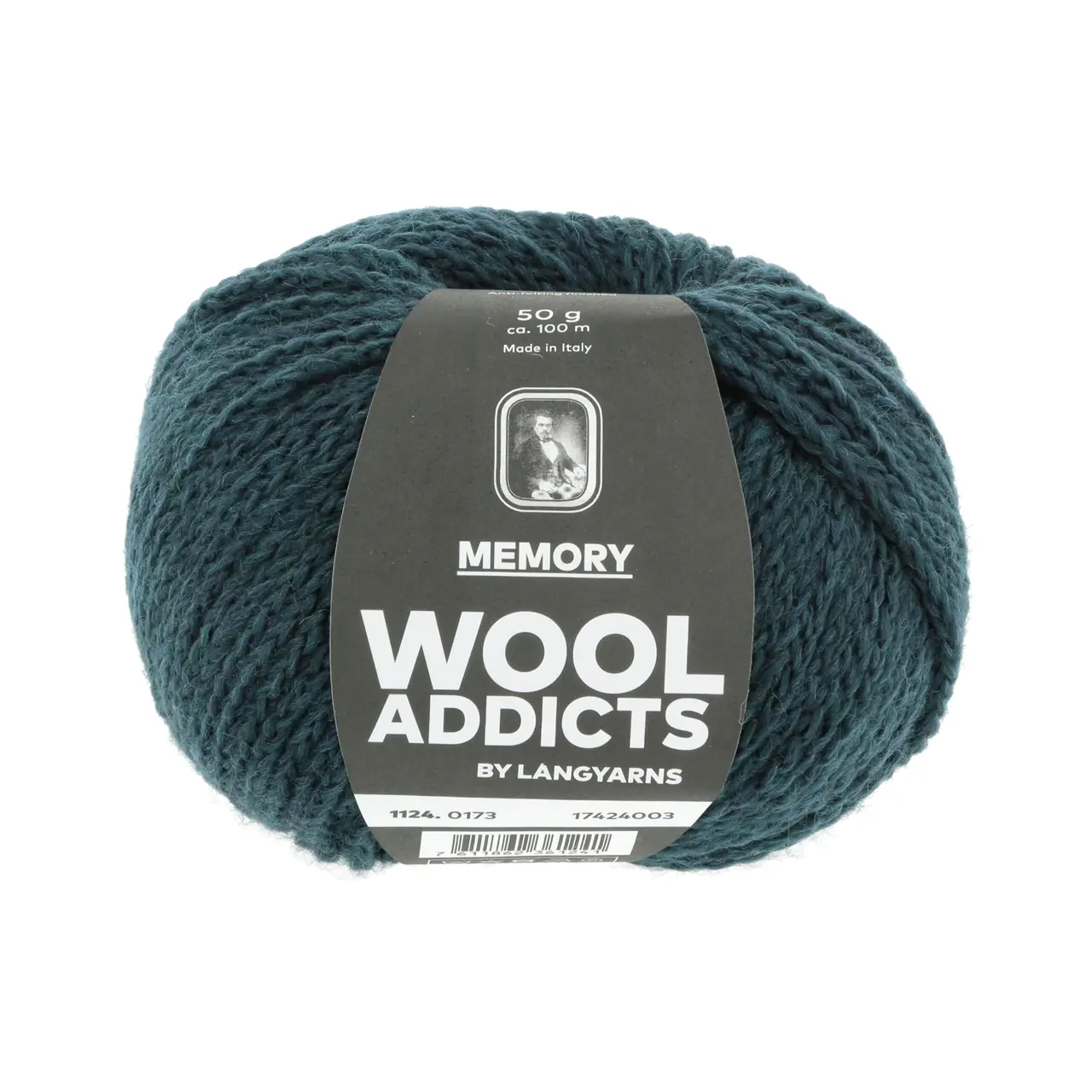 Memory 173 Dawn von Lang Yarns. This yarn makes it even easier to create memories with other knitters and crocheters. The yarn consists of 88% Merino Superfine and is coated with an anti-felt layer that keeps the yarn fibers nicely in place and extra stable.