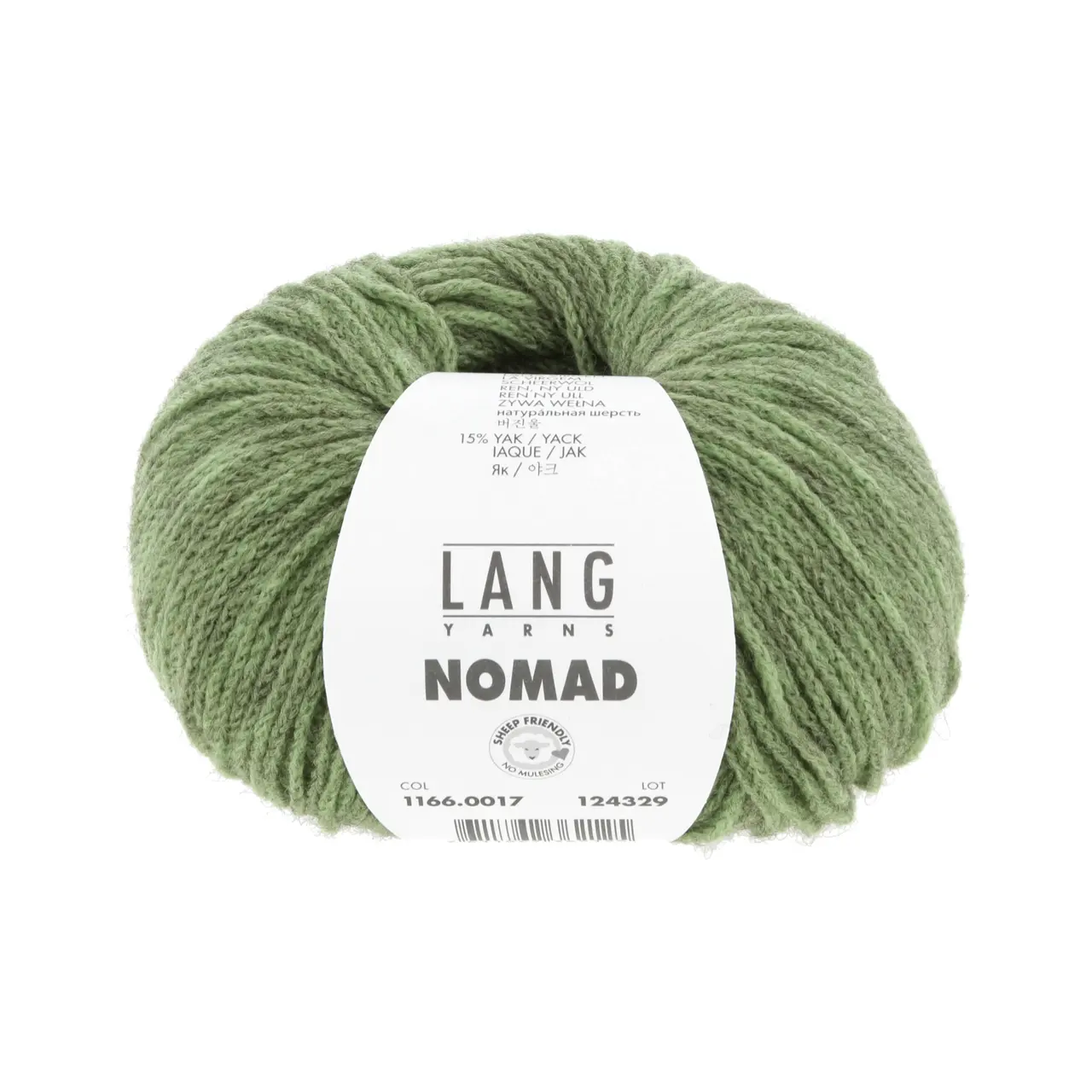 Nomad 17 Grün von Lang Yarns. Inspiriert durch die nomadischen Traditionen der Yak-Haltung sowie die mobile Natur und reiche Geschichte des Strickens und Häkelns verkörpert NOMAD den Geist von Bewegung und Kreativität. Genau wie Nomaden ihr Leben mit sich tragen können Sie als Strickerin und Häklerin NOMAD überallhin mitnehmen und zeitlose Stücke schaffen die von Tradition und Abenteuer erzählen.