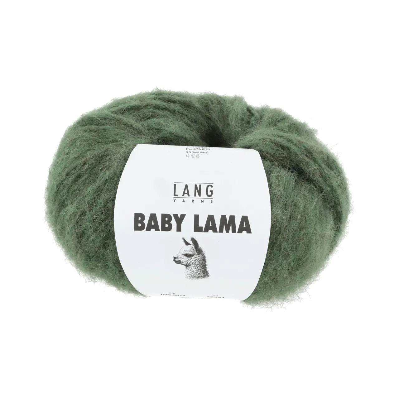 Baby Lama 17 Grün von Lang Yarns. Die butterweichen Fasern welche wir für BABY LAMA verwenden machen das Garn besonders sanft - selbst für Menschen mit empfindlicher Haut und Unverträglichkeiten. Verglichen mit anderen Edelfasern wie Alpaka oder Kaschmir kann Lama in seiner Langlebigkeit absolut mithalten und bietet zusätzlich noch außergewöhnliche Formstabilität. Mit seinem natürlichen Glanz verleiht BABY LAMA jedem Projekt eine dezente Eleganz während die hohlen und halbhohlen