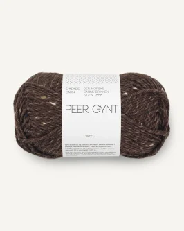 <span class="yarn-title">Peer Gynt</span> <span class="yarn-color">3085 Mørk Brun /<wbr>Natur Tweed</span>