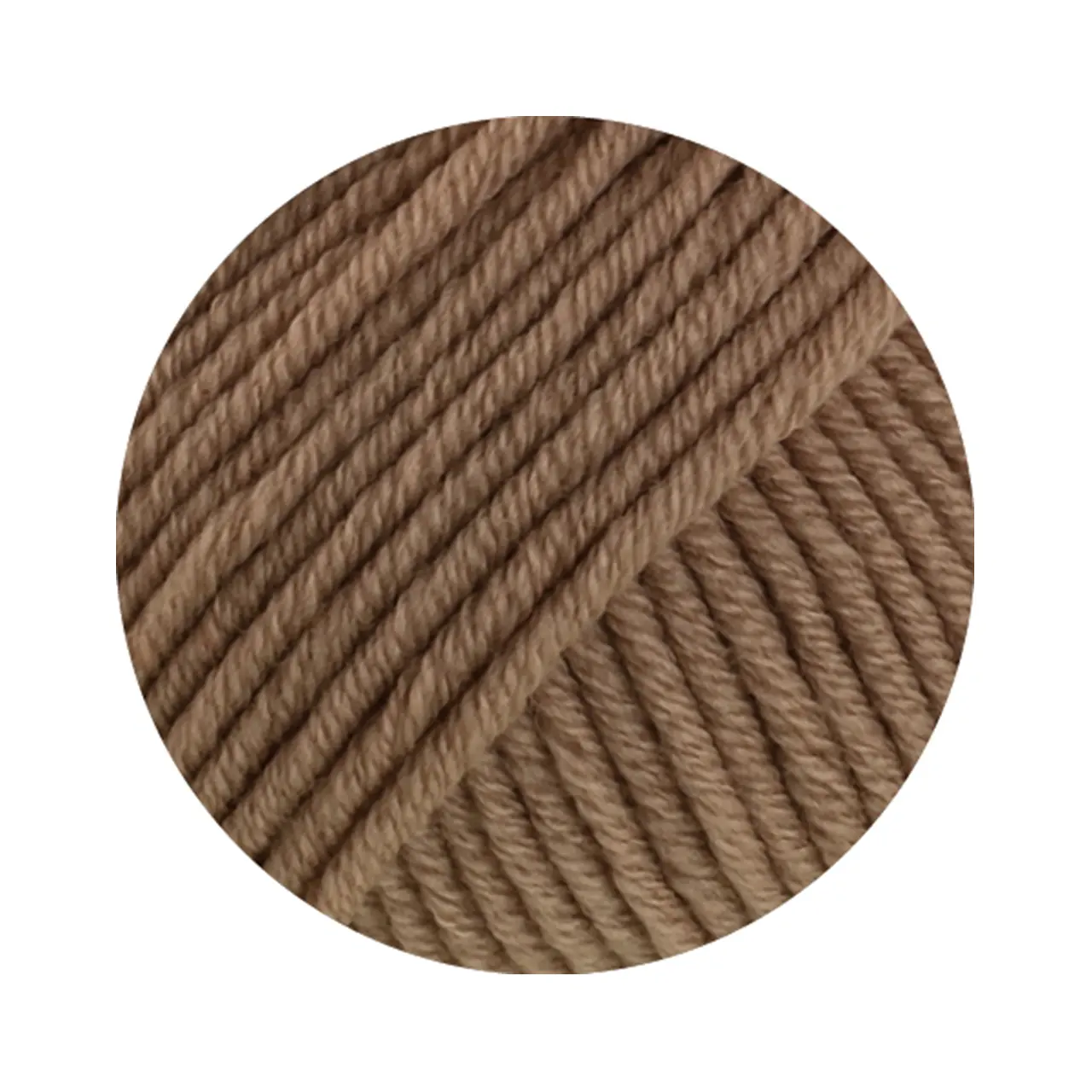 Cool Wool Superbig Uni 38 Camel von Lana Grossa. Pure extrafeine Merinowolle waschmaschinenfest und filzfrei