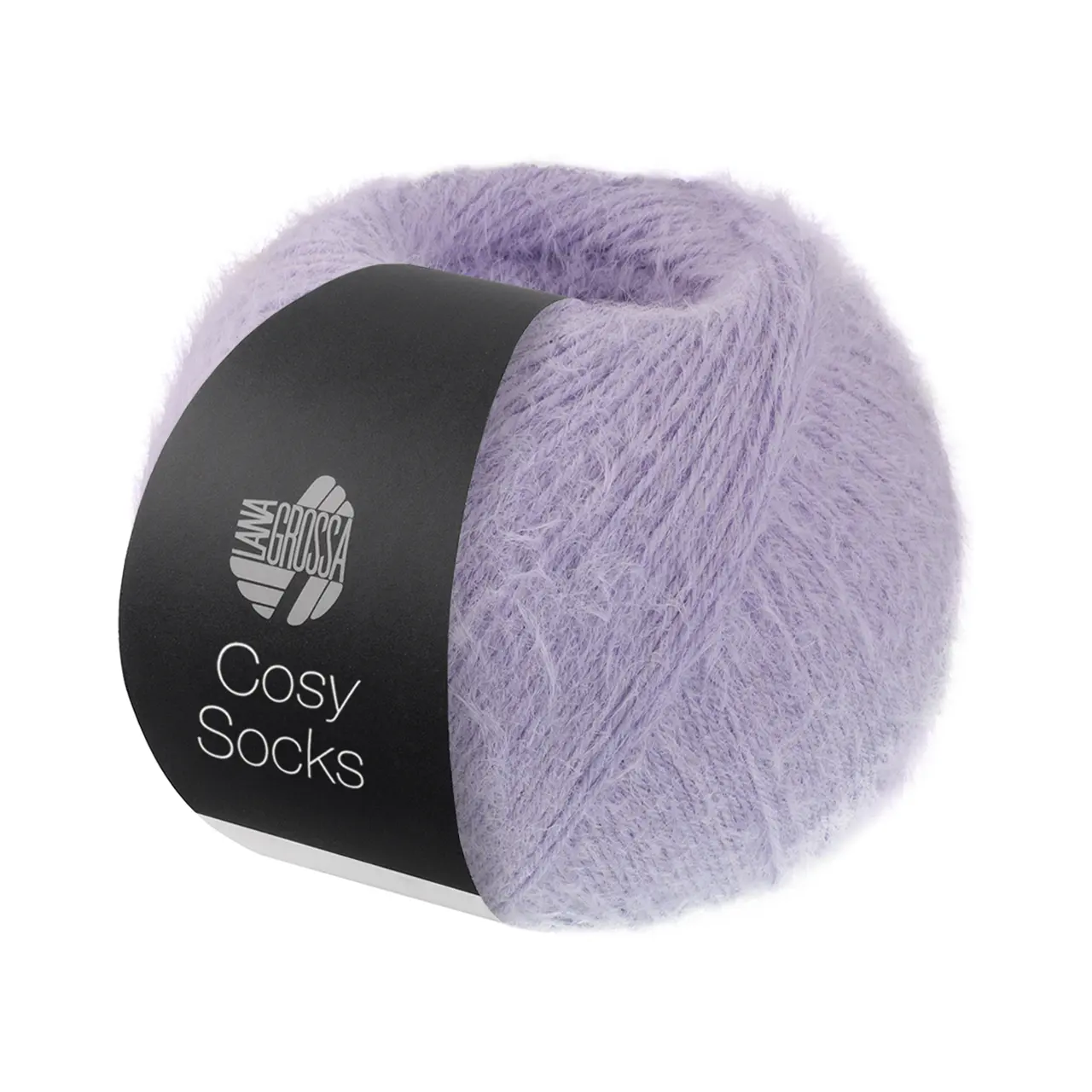 Cosy Socks 3 Fliederlila von Lana Grossa.
