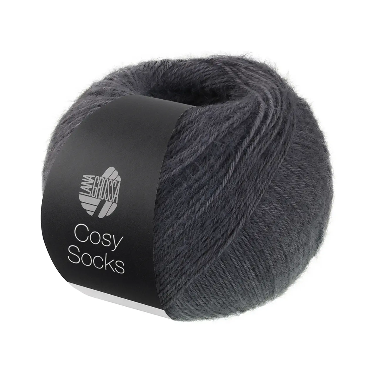 Cosy Socks 7 Dunkelgrau von Lana Grossa.