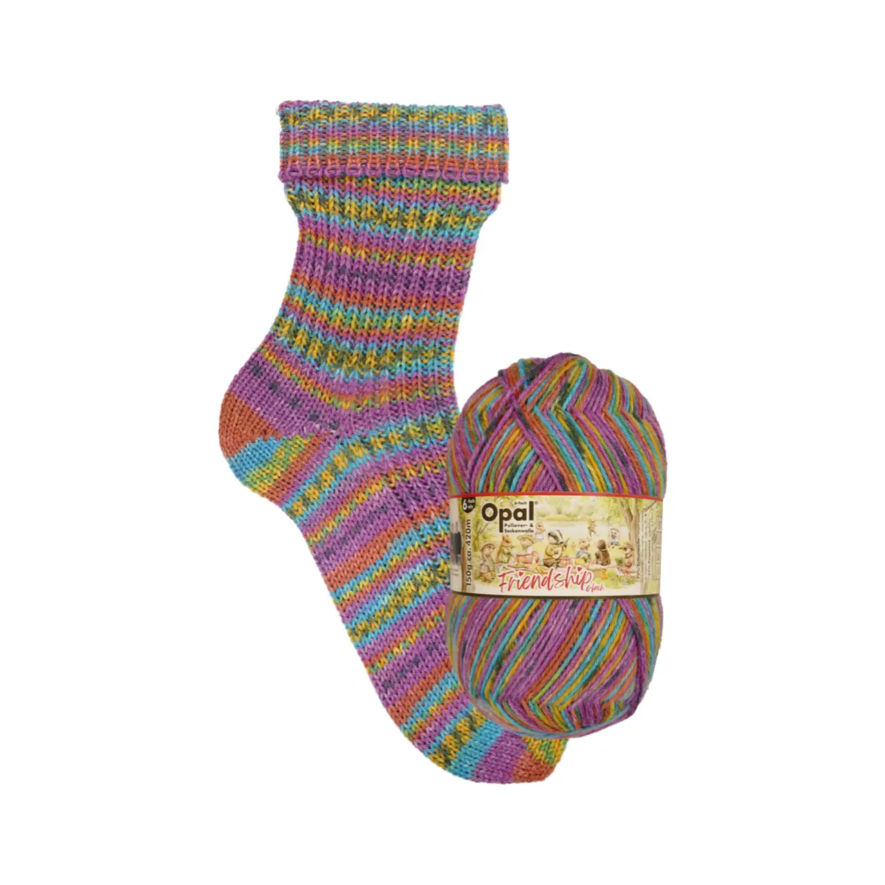 Opal Friendship 6-fach - Wir gehören zusammen 11560 Zusammen Lachen von Opal. Mehr als nur ein Sockengarn