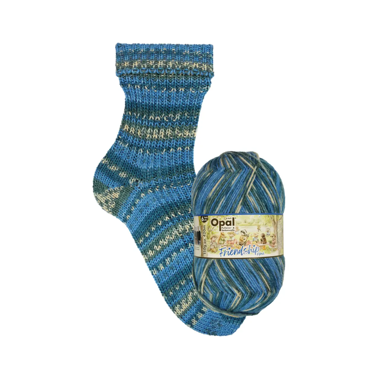 Opal Friendship 6-fach - Wir gehören zusammen 11562 Miteinander musizieren von Opal. Mehr als nur ein Sockengarn
