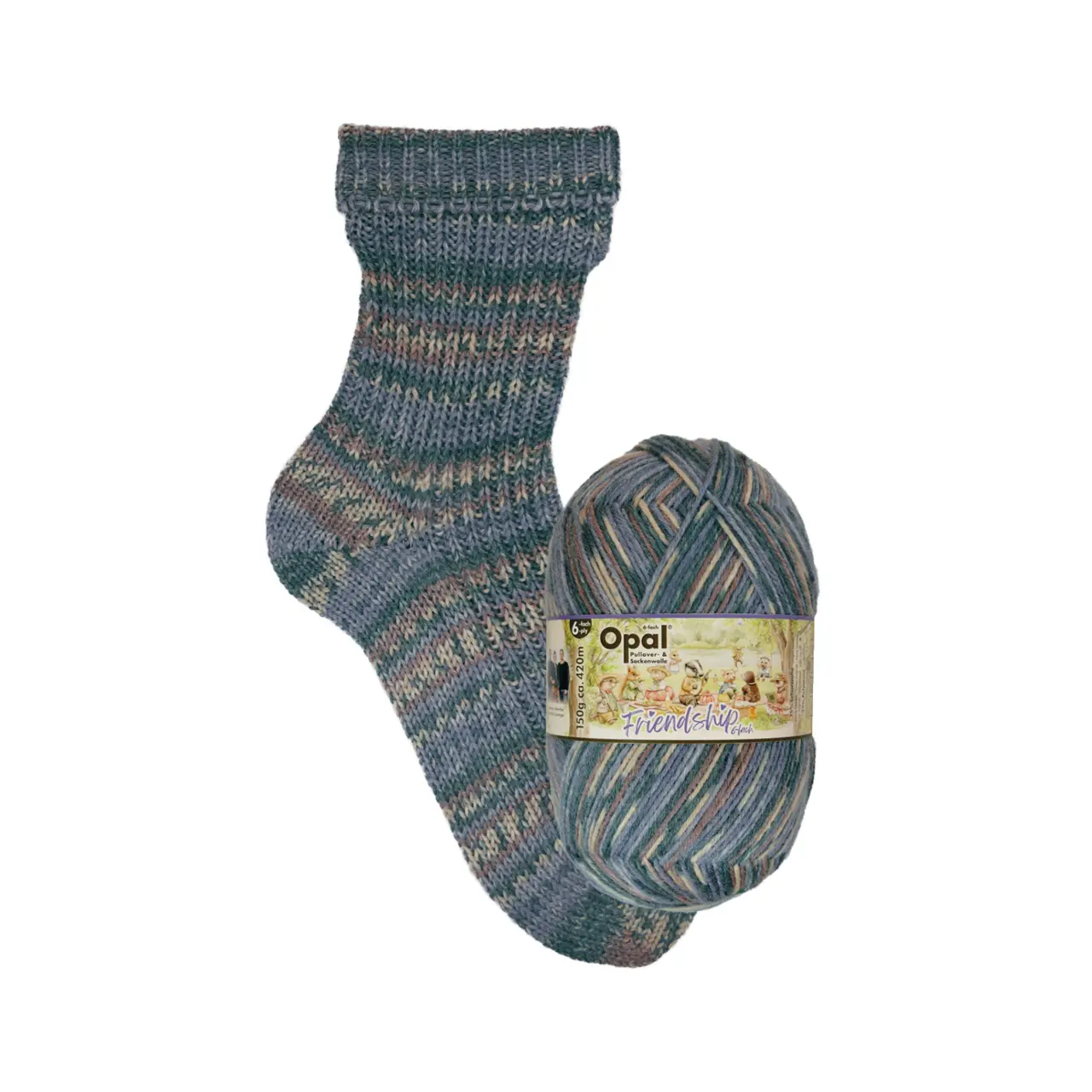 Opal Friendship 6-fach - Wir gehören zusammen 11564 Wir gehören zusammen von Opal. Mehr als nur ein Sockengarn
