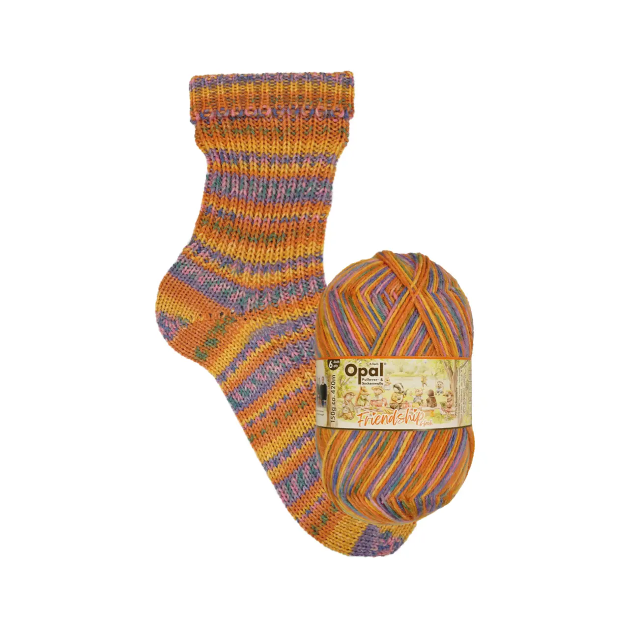 Opal Friendship 6-fach - Wir gehören zusammen 11565 Lagerfeuerliebe von Opal. Mehr als nur ein Sockengarn