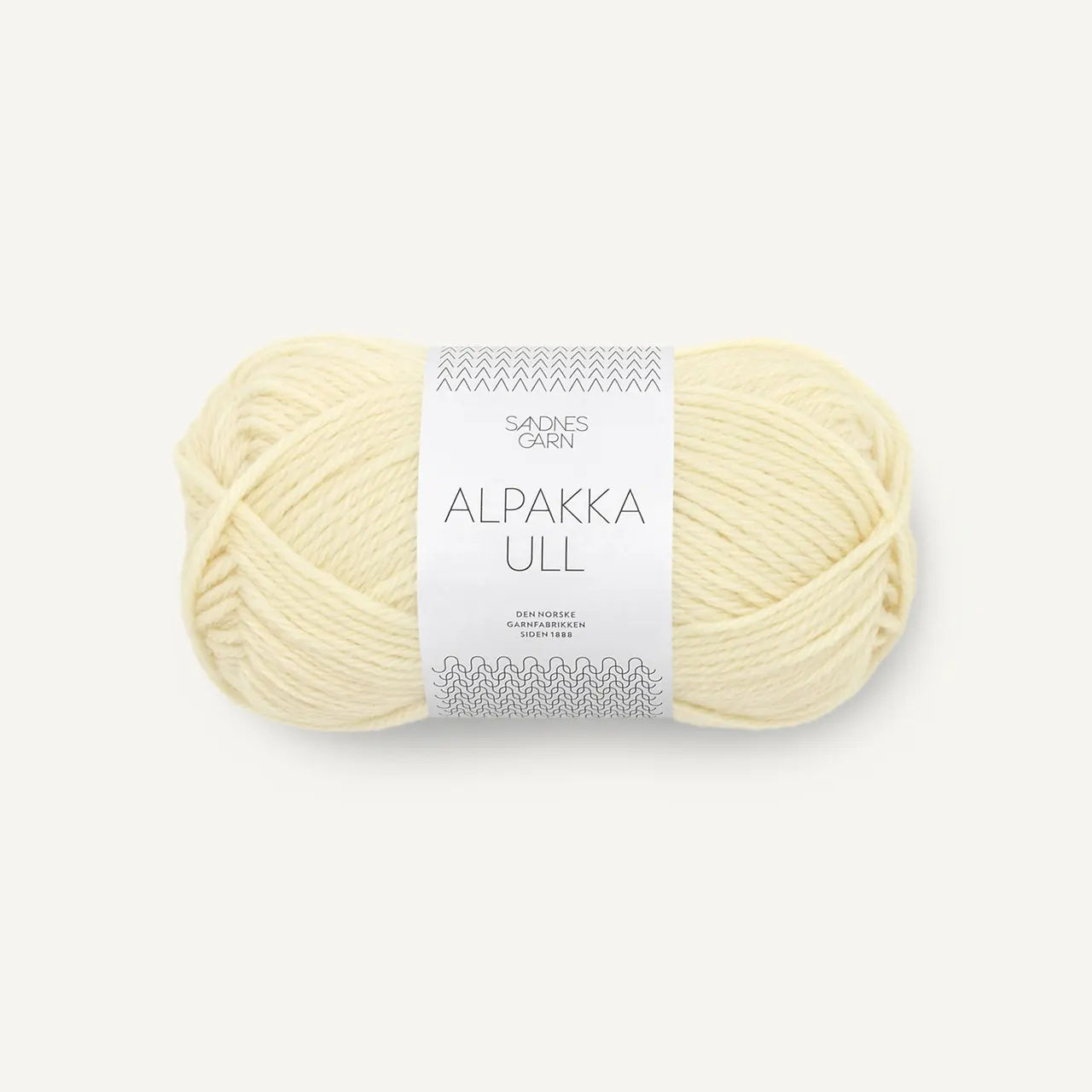Alpakka Ull 2009 Lemon Icing von Sandnes Garn. Leicht wie Wolle und warm wie Alpaka.