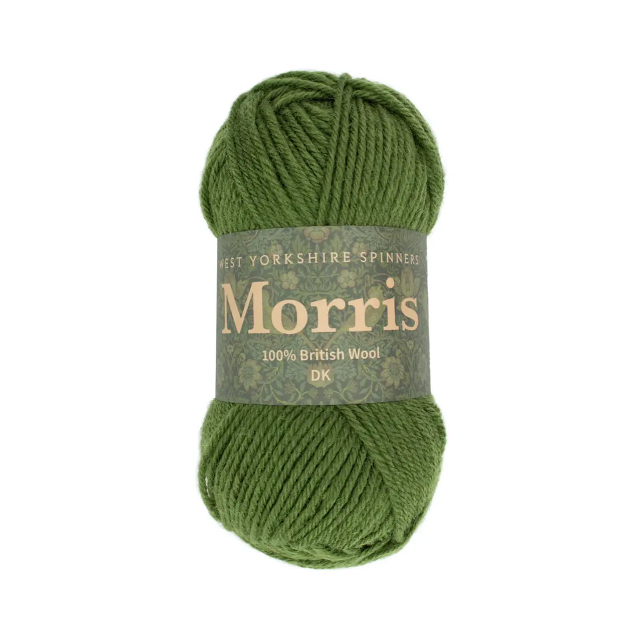 Morris DK 1282 Yew von West Yorkshire Spinners. Ein hochwertiges vielseitiges DK-Garn das britische Spinnkunst mit zeitloser Eleganz verbindet. Durch seine ausgewogene Struktur lässt sich Morris wunderbar gleichmäßig verstricken und eignet sich ideal für Pullover Cardigans Westen Accessoires oder leichte Winterprojekte. Das Garn hält warm bleibt formstabil und entwickelt mit der Zeit eine schöne natürliche Patina.