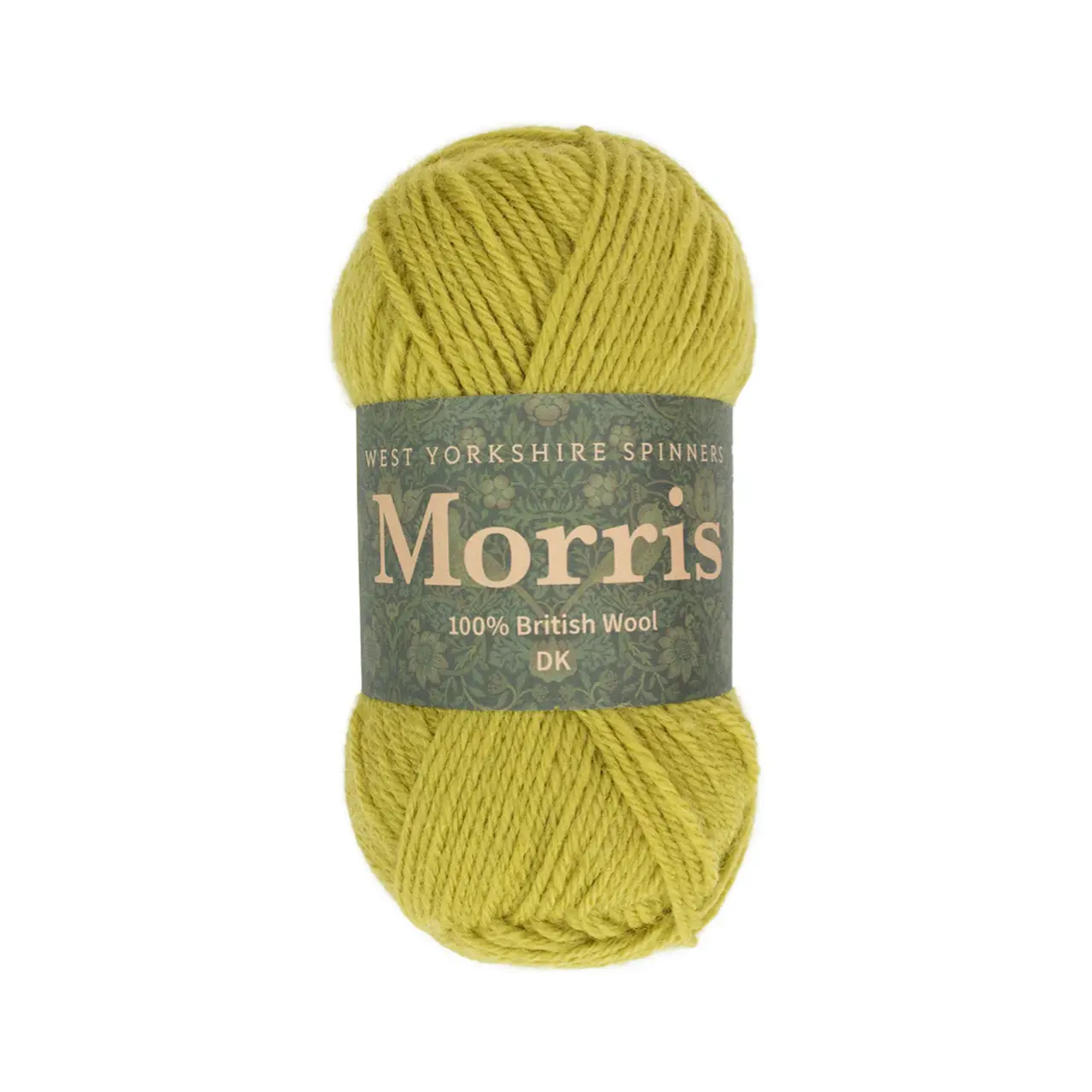 Morris DK 1283 Artichoke von West Yorkshire Spinners. Ein hochwertiges vielseitiges DK-Garn das britische Spinnkunst mit zeitloser Eleganz verbindet. Durch seine ausgewogene Struktur lässt sich Morris wunderbar gleichmäßig verstricken und eignet sich ideal für Pullover Cardigans Westen Accessoires oder leichte Winterprojekte. Das Garn hält warm bleibt formstabil und entwickelt mit der Zeit eine schöne natürliche Patina.
