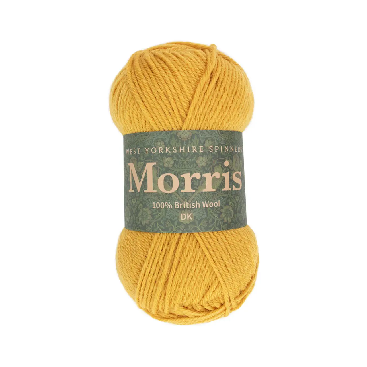 Morris DK 1287 Marigold von West Yorkshire Spinners. Ein hochwertiges vielseitiges DK-Garn das britische Spinnkunst mit zeitloser Eleganz verbindet. Durch seine ausgewogene Struktur lässt sich Morris wunderbar gleichmäßig verstricken und eignet sich ideal für Pullover Cardigans Westen Accessoires oder leichte Winterprojekte. Das Garn hält warm bleibt formstabil und entwickelt mit der Zeit eine schöne natürliche Patina.