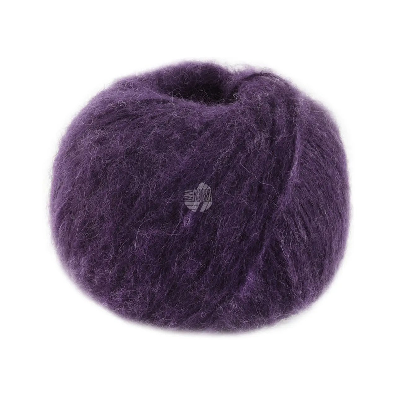 Alpaca Air II 21 Dunkelviolett von Lana Grossa. Leichtes Alpaka-Schlauchgarn mit Baumwollanteil