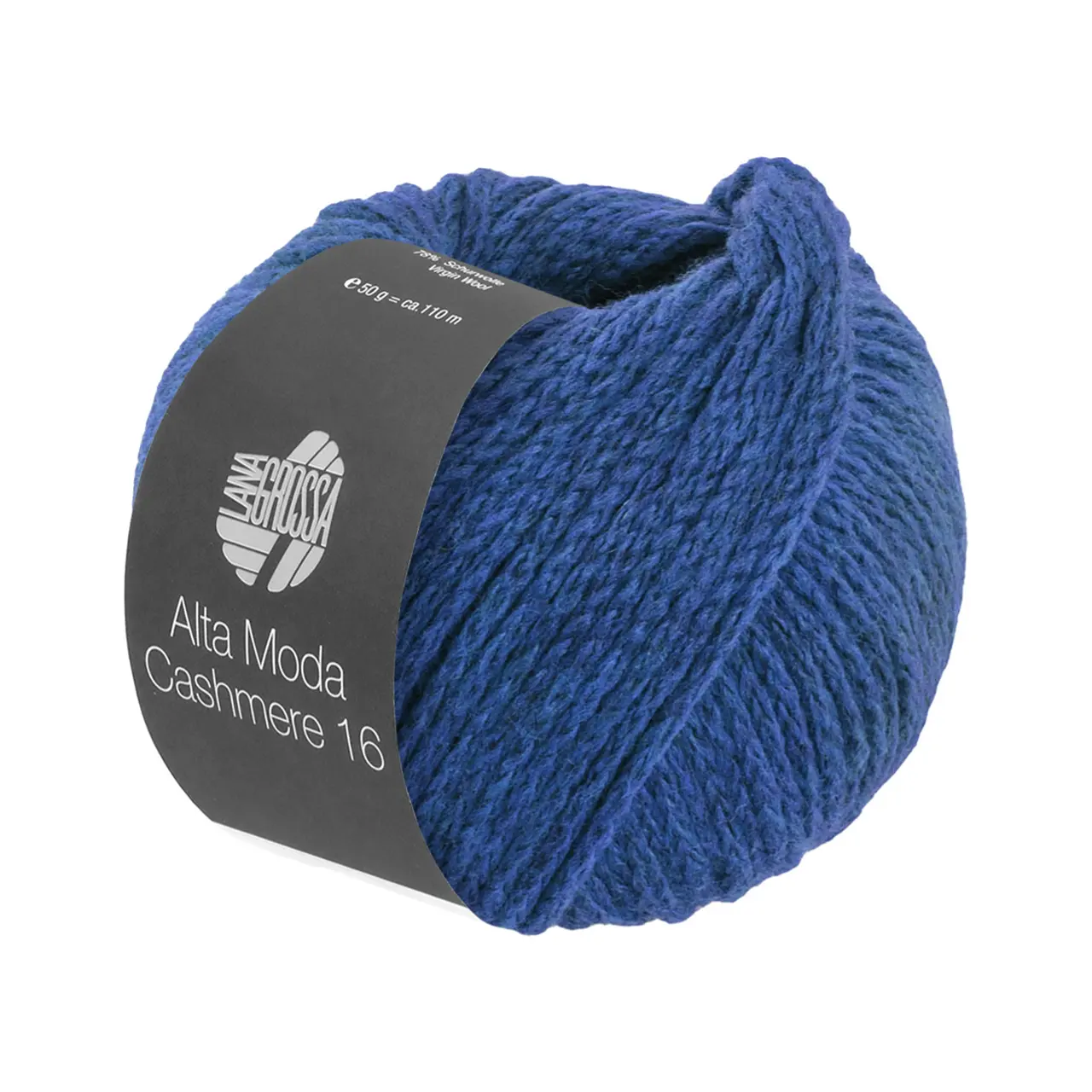 Alta Moda Cashmere 16 79 Kobaltblau von Lana Grossa. Feinste 16 Mikron Merinowolle mit Kaschmiranteil