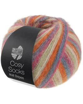 <span class="yarn-title">Cosy Socks Multi Stripes</span> <span class="yarn-color">154 Dunkelgrau/<wbr>Graublau/<wbr>Fuchsia/<wbr>Lichtgrün/<wbr>Creme/<wbr>Orange</span>
