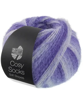 <span class="yarn-title">Cosy Socks Soft Stripes</span> <span class="yarn-color">101 Blauviolett/<wbr>Veilchenblau/<wbr>Zartviolett/<wbr>Weiß</span>
