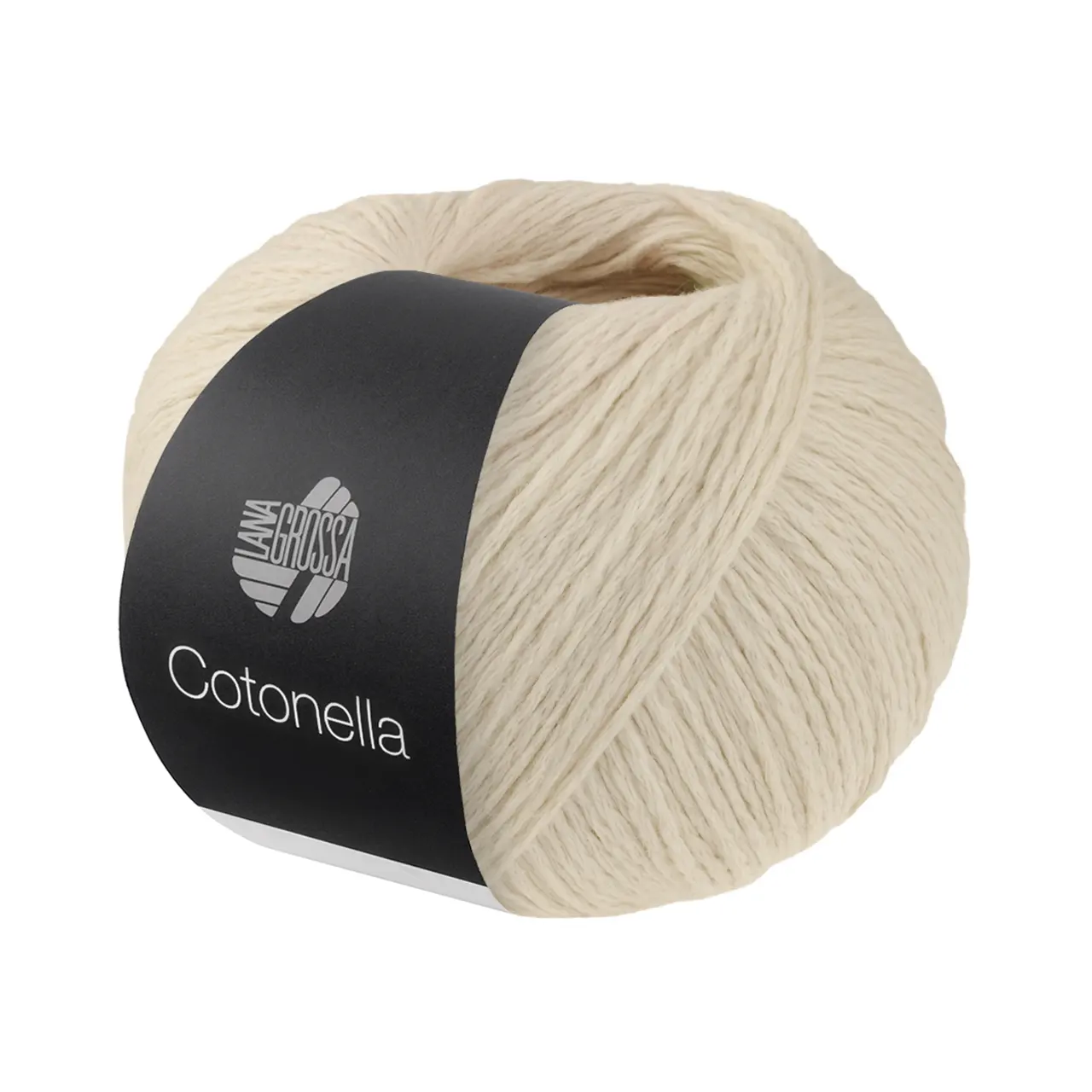 Cotonella Uni 202 Pastellbeige von Lana Grossa. Weiches Kettengarn aus unmercerisierter Pima Baumwolle
