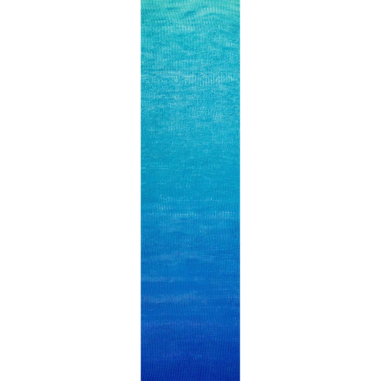 Poema 720 Neon Blau/Türkis von Laines Du Nord. 100% mulesing-freie Wolle für ein Garn dessen Farben sich in einer perfekten Sequenz zu einem Dégradé-Effekt verbinden.