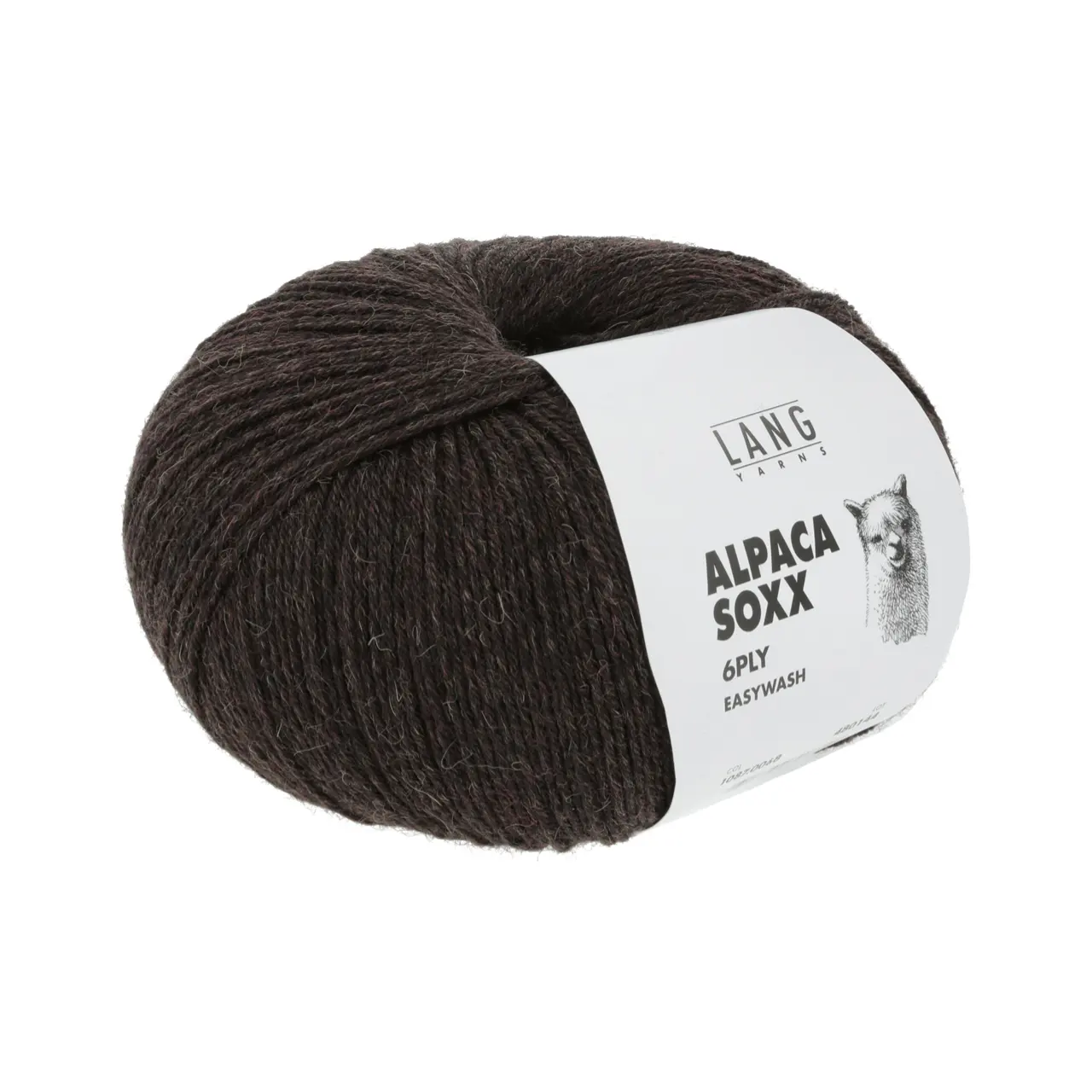 Alpaca Soxx 6-Fach 68 Dunkelbraun Mélange von Lang Yarns. Ein himmlisches Wollknäuel. Unser ALPACA SOXX 6-fach besteht aus 70% superfeinem Alpaka und 30% strapazierfähigem Nylon. Ausserdem ist der Produktionsprozess für dieses Garn sehr umweltfreundlich. Diese Qualität ist in der Waschmaschine im Wollwaschgang (Schonwaschgang)