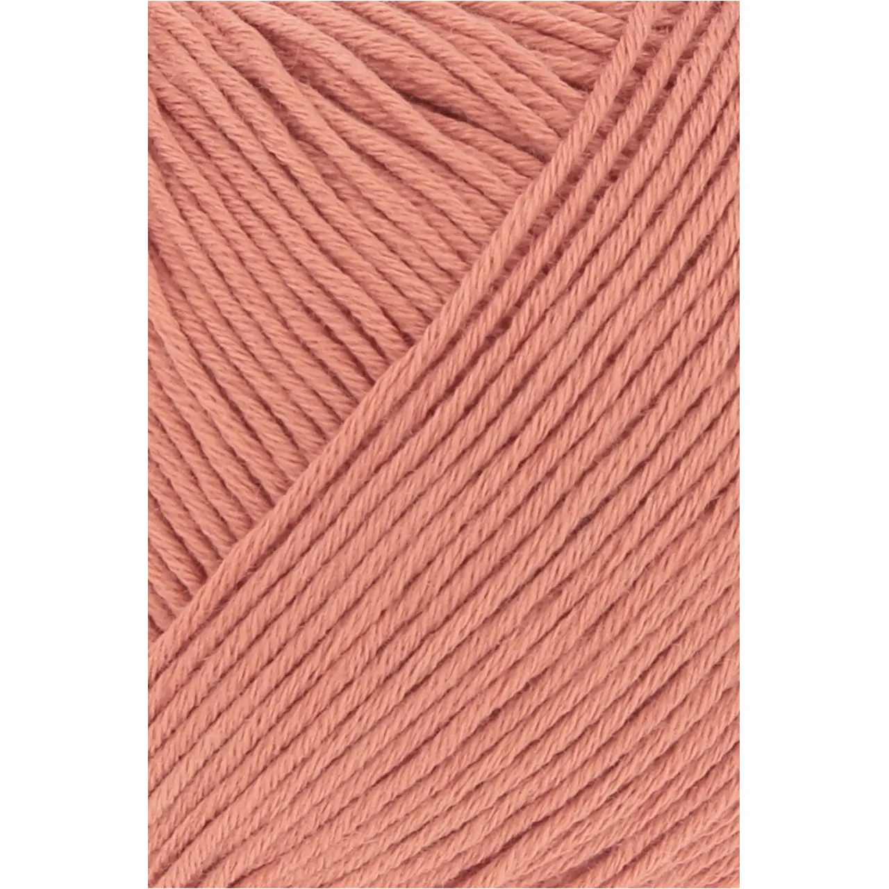 Baby Cotton 228 Koralle Dunkel von Lang Yarns. Feine langstaplige Baumwolle aus kontrolliert biologischem Anbau.