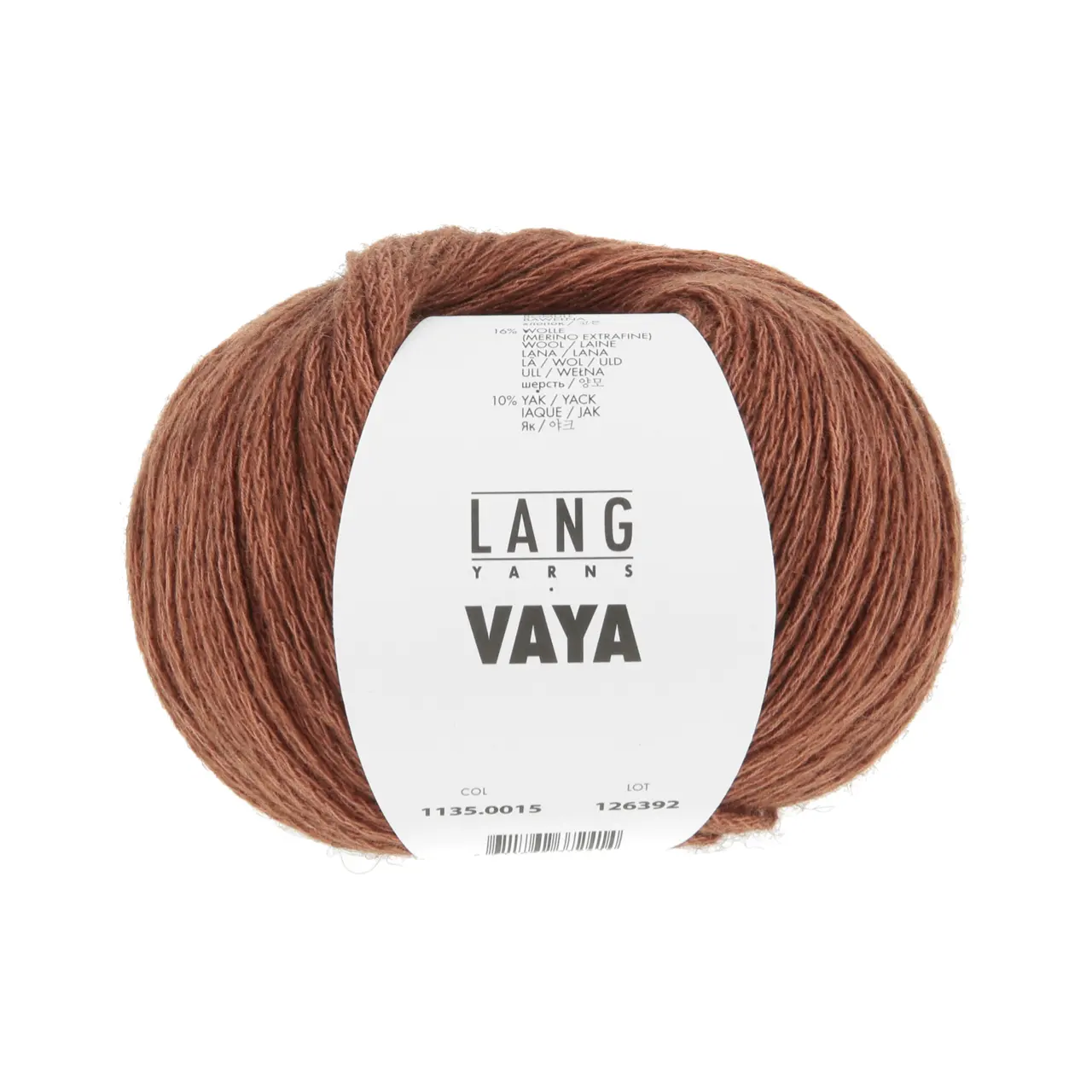 Vaya 15 Nougat von Lang Yarns. Eine Portion Sommer ein bisschen Winter und eine Prise Luxus – In VAYA haben wir das Beste von allem was wir am Stricken und Häkeln lieben in einem Wollknäuel vereint. Verarbeiten Sie dieses luftige Garn aus Baumwolle Merino und Yak zu den perfekten Kleidungsstücken für die Zwischensaison welche Sie hegen und pflegen werden. Damit die Farbe schön und gleichmäßig wird empfehlen wir mit zwei Wollknäueln abwechselnd zu arbeiten.