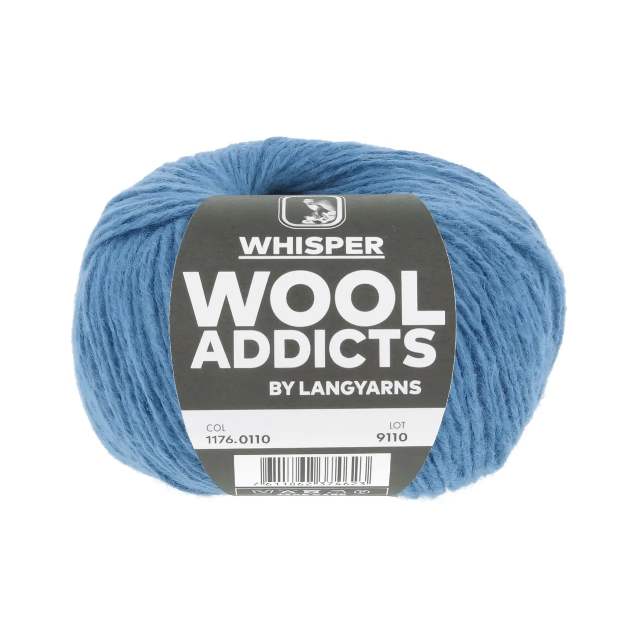 Whisper 110 Lagoon von Lang Yarns. WHISPER is perfect for summer projects that breathe flow and make an impression without ever shouting for attention. This 4-ply linen yarn locks soft cotton fibers into its core during the plying process blending the strength of linen with the gentle touch of cotton. It glides whisper-light across your needles or hook turning each stitch into a soft-spoken statement.