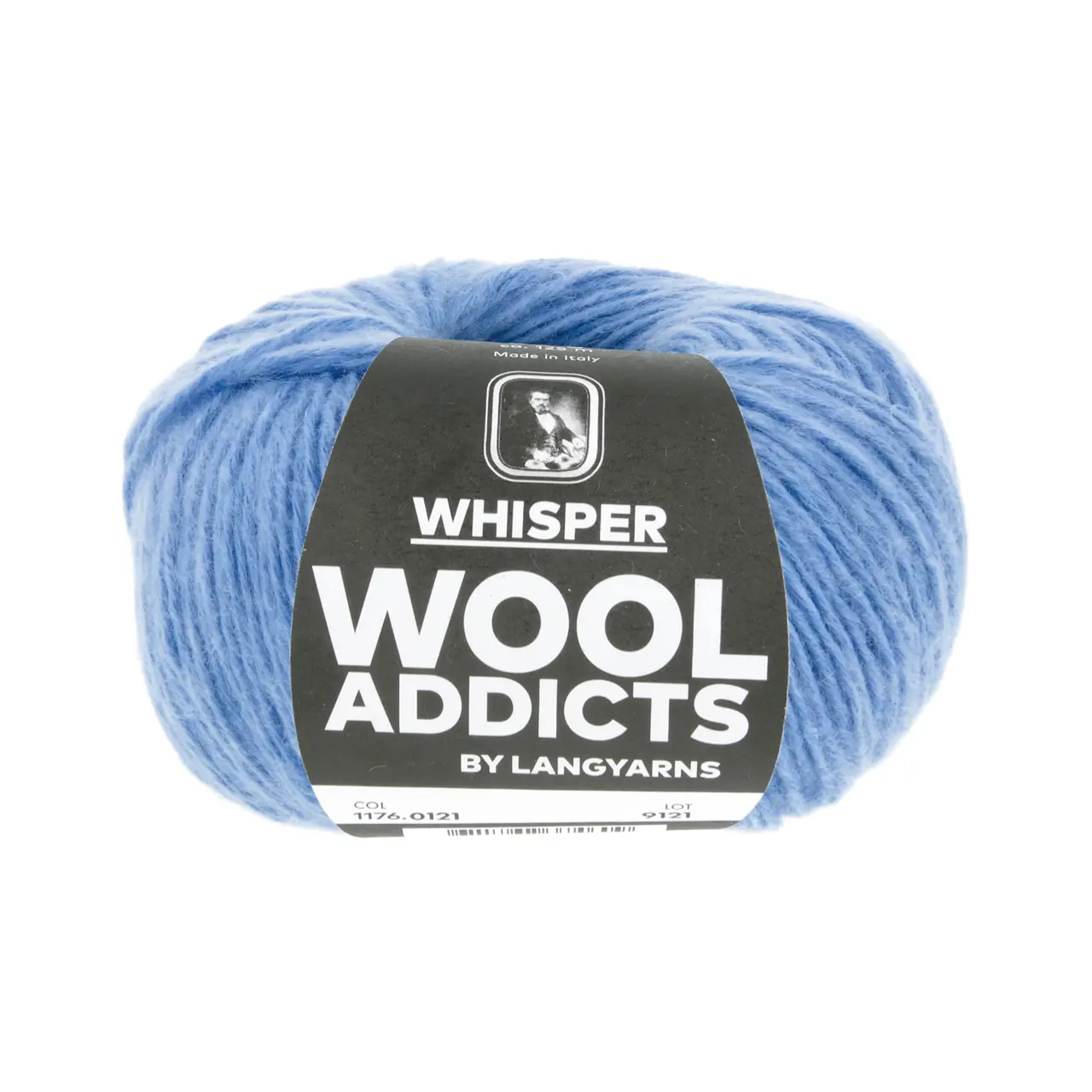 Whisper 121 Lido von Lang Yarns. WHISPER is perfect for summer projects that breathe flow and make an impression without ever shouting for attention. This 4-ply linen yarn locks soft cotton fibers into its core during the plying process blending the strength of linen with the gentle touch of cotton. It glides whisper-light across your needles or hook turning each stitch into a soft-spoken statement.