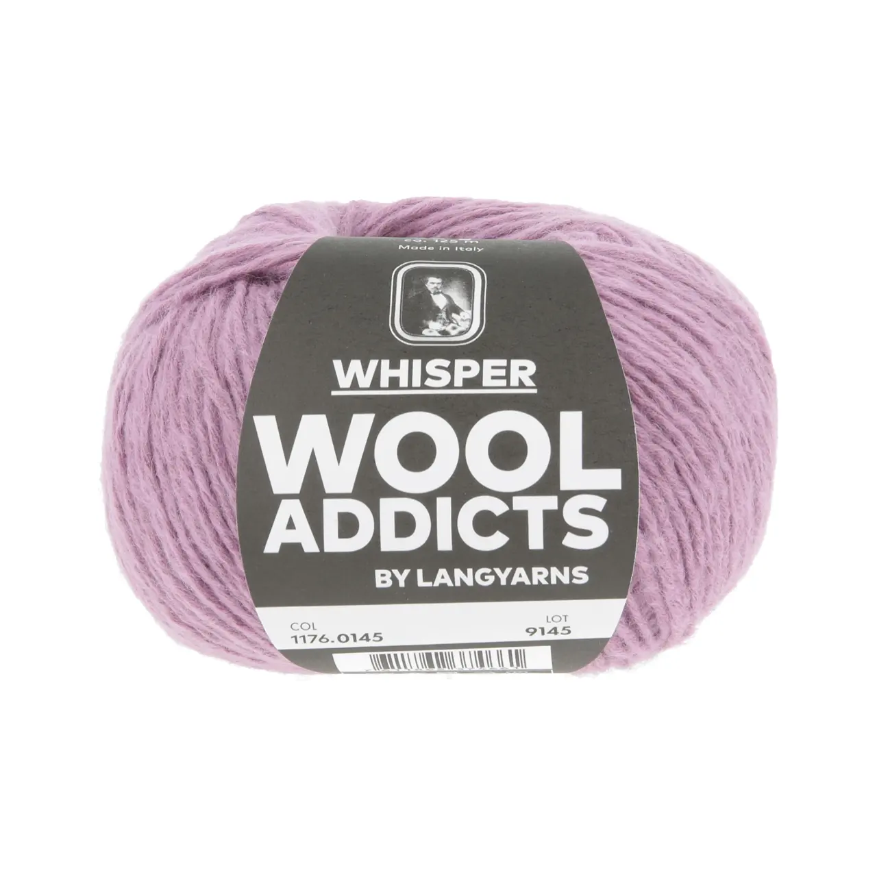 Whisper 145 Bougainvillea von Lang Yarns. WHISPER is perfect for summer projects that breathe flow and make an impression without ever shouting for attention. This 4-ply linen yarn locks soft cotton fibers into its core during the plying process blending the strength of linen with the gentle touch of cotton. It glides whisper-light across your needles or hook turning each stitch into a soft-spoken statement.