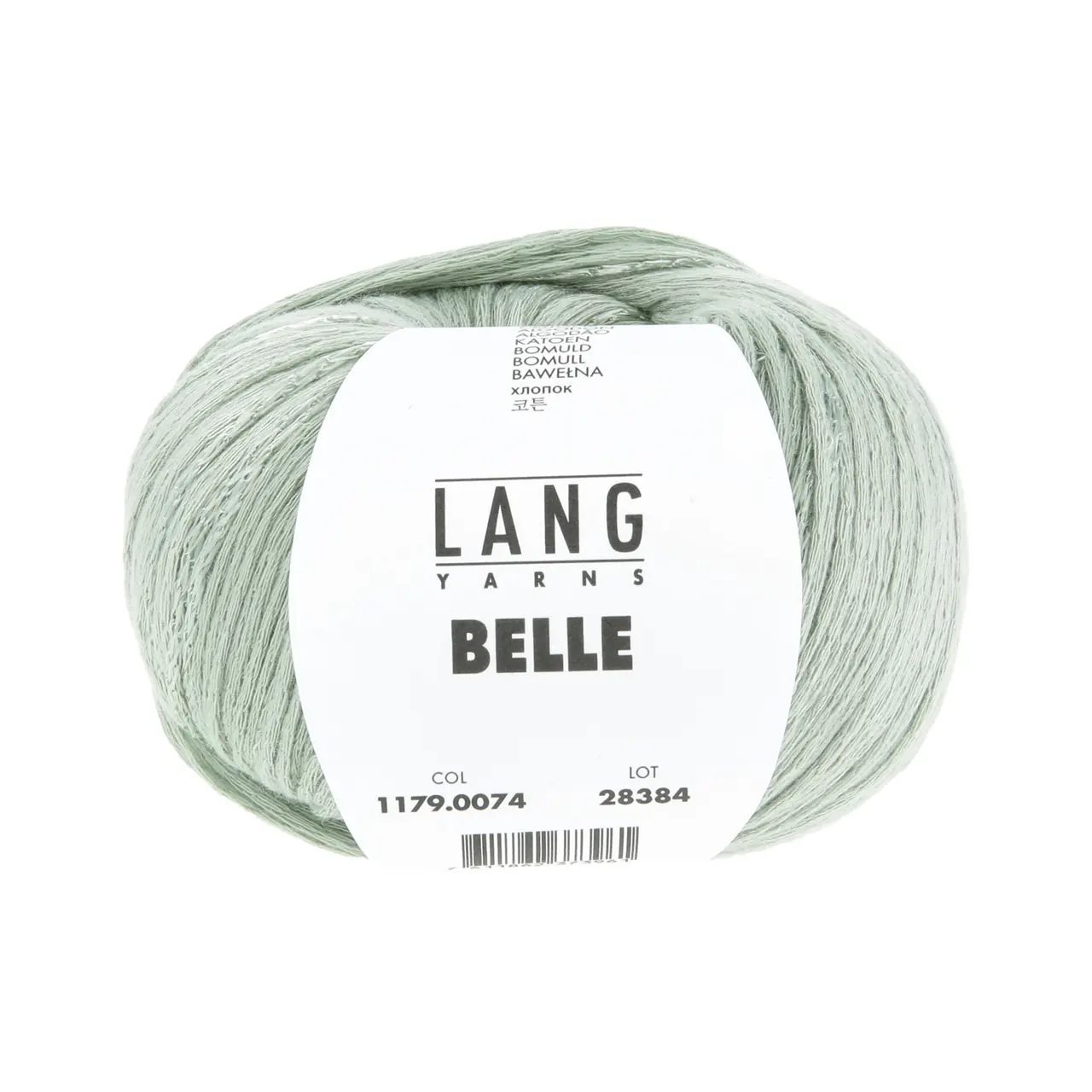 Belle 74 Jade von Lang Yarns. BELLE begeistert mit einem edlen Spiel aus Glanz und Matt. Die glänzende Viskose trifft auf matte Baumwolle und erzeugt so eine spannende Ton-in-Ton Optik mit subtilen Schimmerstreifen. Das Strickbild wirkt lebendig und elegant zugleich ohne aufdringlich zu sein. Dieses Maschengarn ist ideal für leichte Designs mit dem gewissen Etwas. Ob schlichte Tops luftige Pullover oder elegante Accessoires - BELLE verleiht jedem Stück einen Hauch von Luxus.