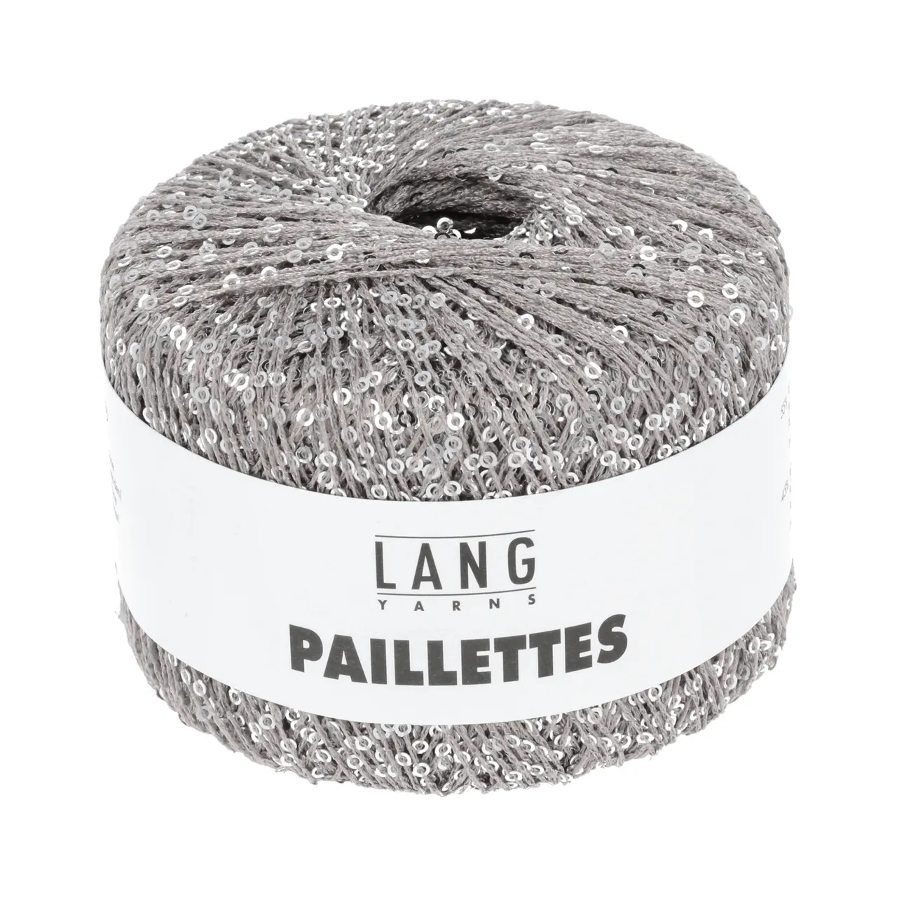 Paillettes 23 Silber von Lang Yarns. Beilaufgarn mit Pailletten. Celebrate your style. Lasse Deiner Kreativität freien Lauf und kombiniere mit Deinem Lieblingsgarn.