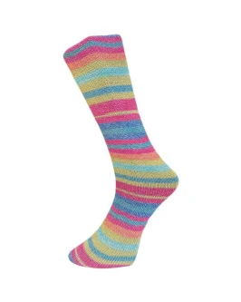 <span class="yarn-title">Sockenwolle mit Baumwolle 4Fach</span> <span class="yarn-color">830-25 Pink-Blau-Hellgrün</span>