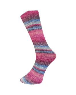 <span class="yarn-title">Sockenwolle mit Baumwolle 4Fach</span> <span class="yarn-color">831-25 Rosa-Pink-Blau</span>