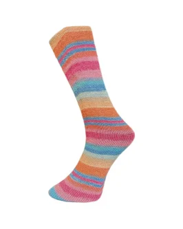 <span class="yarn-title">Sockenwolle mit Baumwolle 4Fach</span> <span class="yarn-color">832-25 Orange-Pink-Rosa-Blau</span>