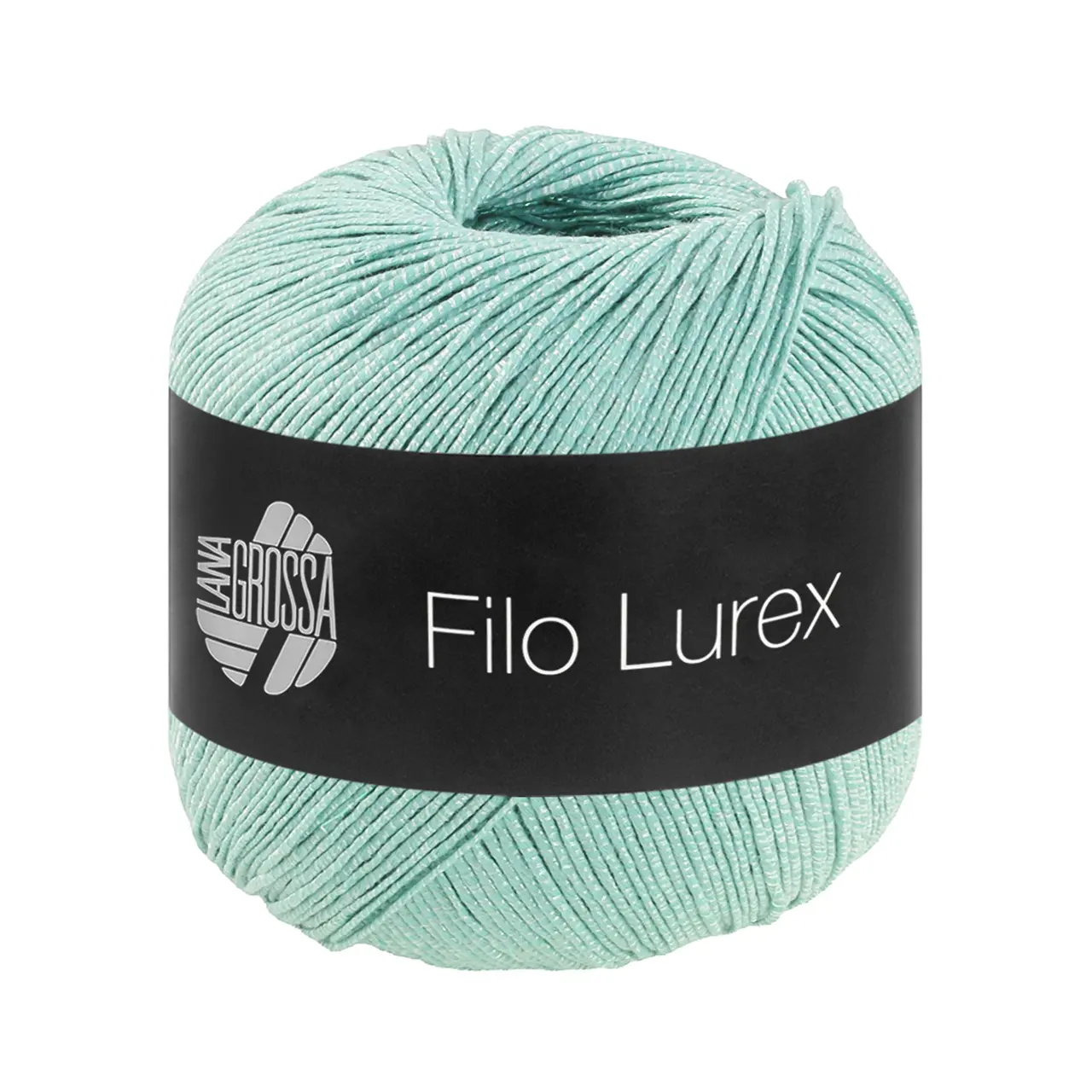 Filo Lurex 11 Türkis von Lana Grossa. Edles fest verzwirntes Baumwollgarn mit dezentem Lurexschimmer