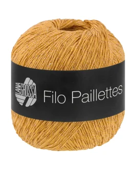 <span class="yarn-title">Filo Paillettes</span> <span class="yarn-color">4 Dottergelb</span>