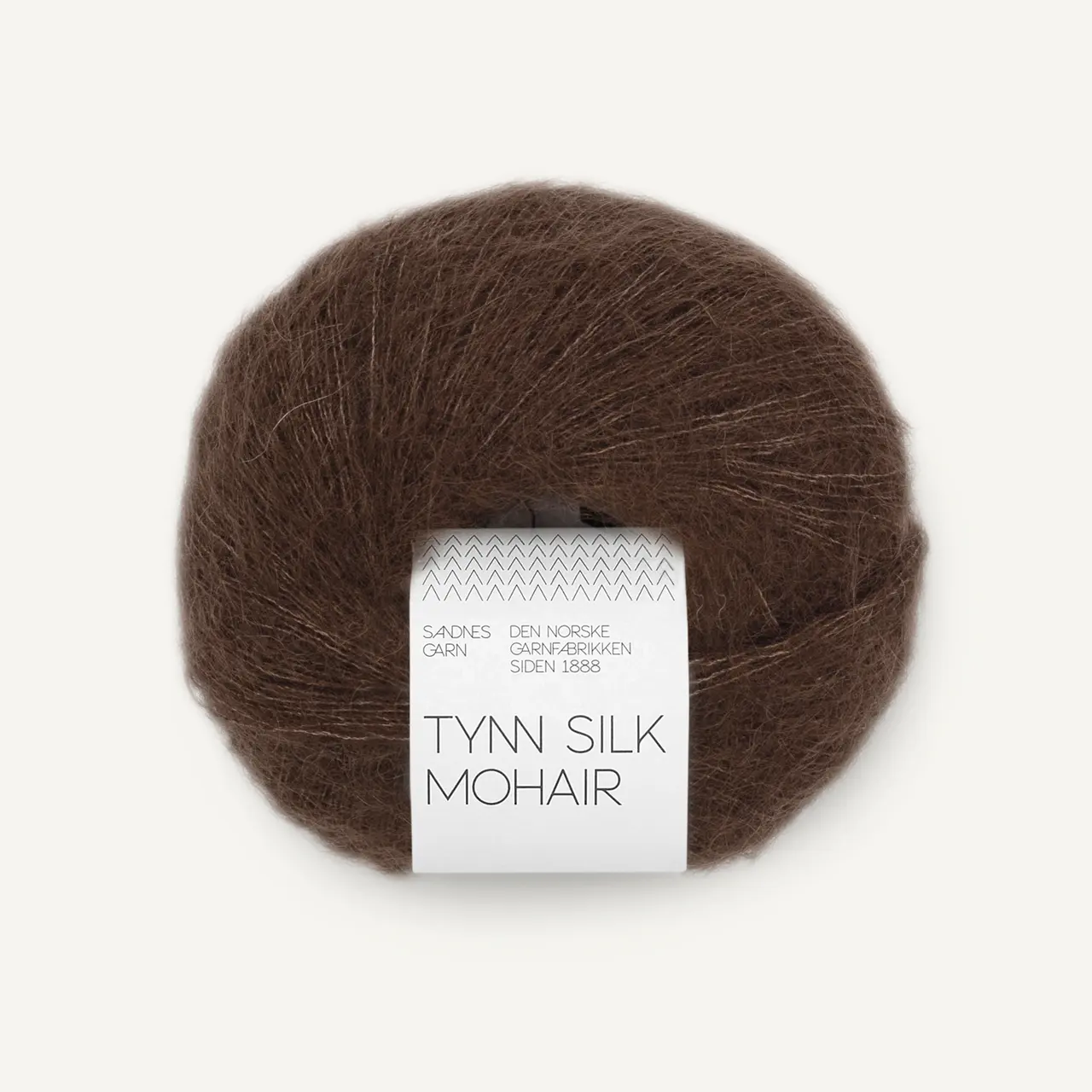 Tynn Silk Mohair 3091 Cacao Nibs von Sandnes Garn. Eine weiche und luxuriöse Mischung aus feinstem Mohair Wolle und Seide.