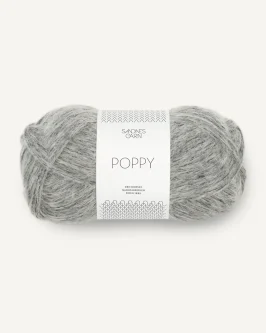 <span class="yarn-title">Poppy</span> <span class="yarn-color">1042 Gråmelert</span>