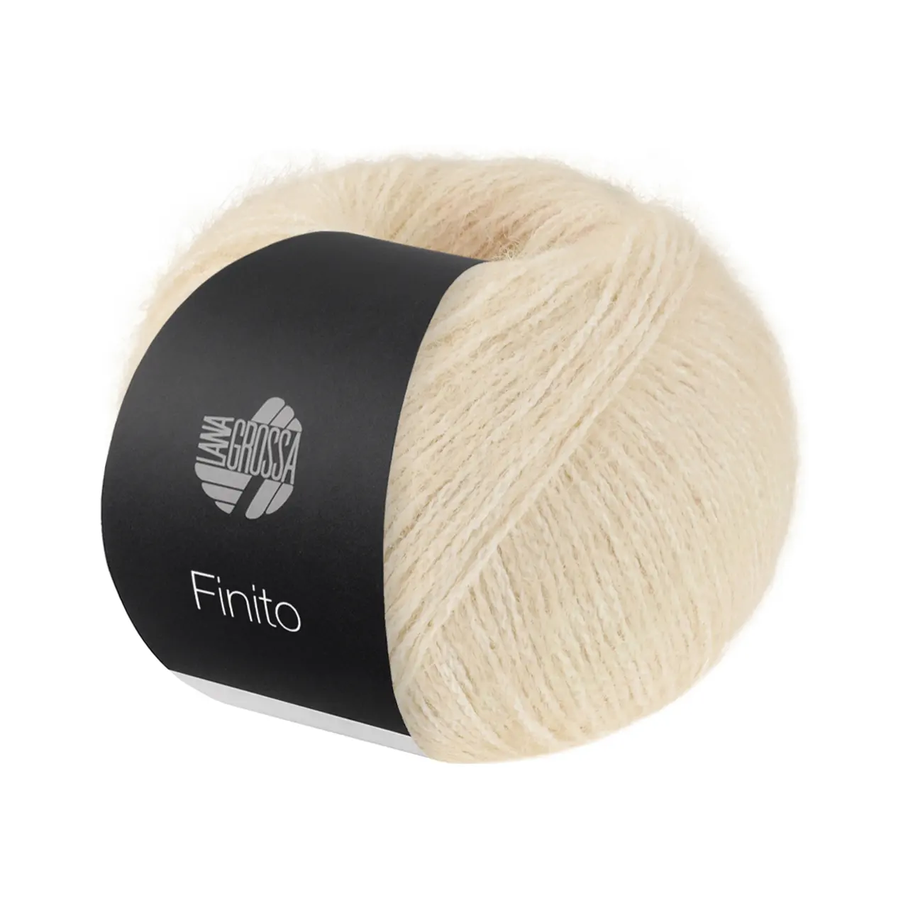 Finito 20 Vanille/Creme von Lana Grossa. Sommerliches Flauschgarn mit Baumwolle