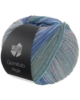 <span class="yarn-title">Gomitolo Alga</span> <span class="yarn-color">2024 Weiß/<wbr>Hell-/<wbr>Dunkel-/<wbr>Eisblau/<wbr>Grau/<wbr>Türkis/<wbr>Petrol/<wbr>Altrosa</span>