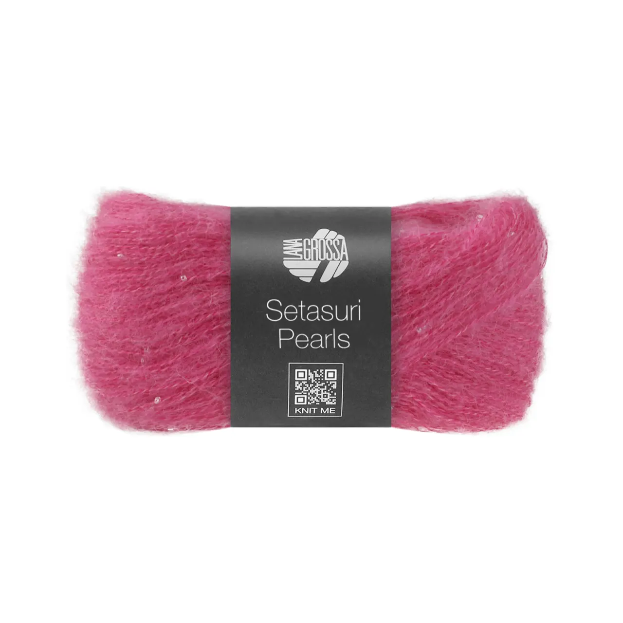 Setasuri Pearls 206 Pink von Lana Grossa. Feines Lace-Garn aus Suri-Alpakafasern mit Seide und Glasperlen