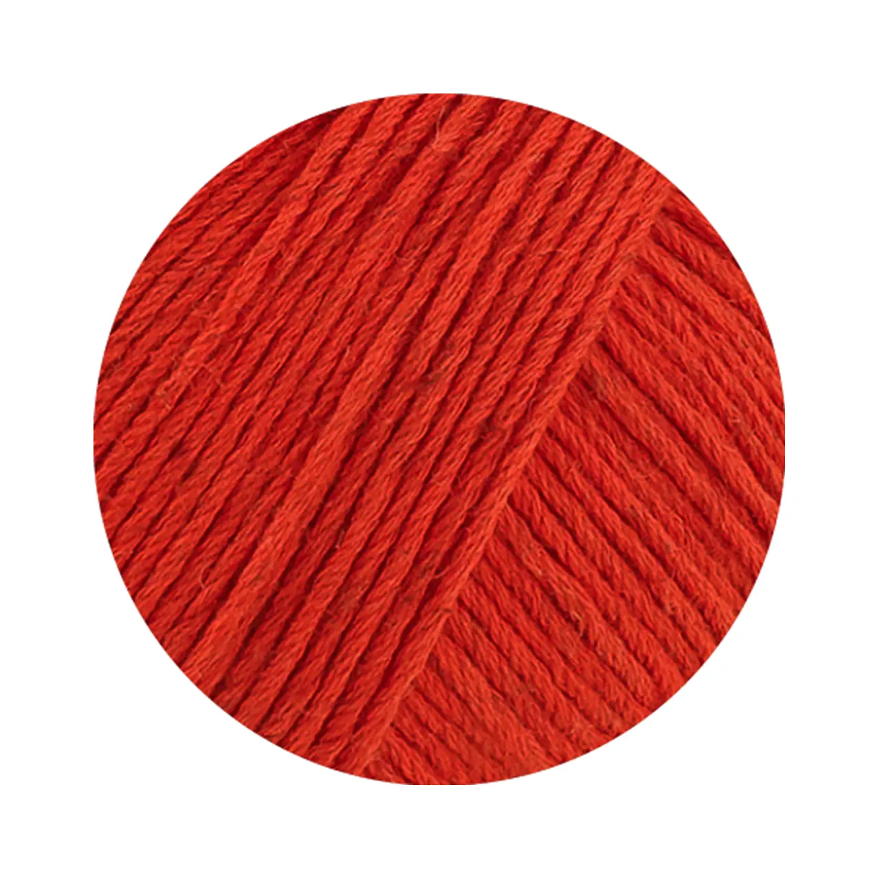 Solo Lino (Linea Pura) 83 Leuchtendrot von Lana Grossa. Leinen-Look