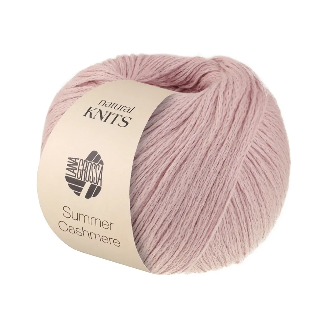 Summer Cashmere 19 Pastellrosa von Lana Grossa. Feines Kettengarn aus Baumwolle und Kaschmir