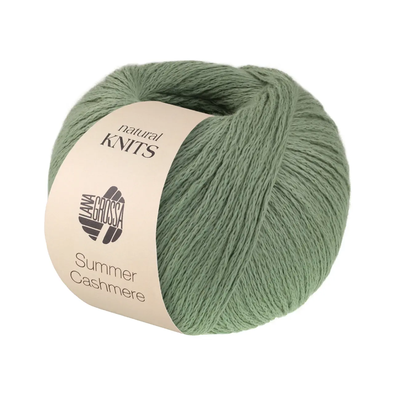 Summer Cashmere 23 Resedagrün von Lana Grossa. Feines Kettengarn aus Baumwolle und Kaschmir