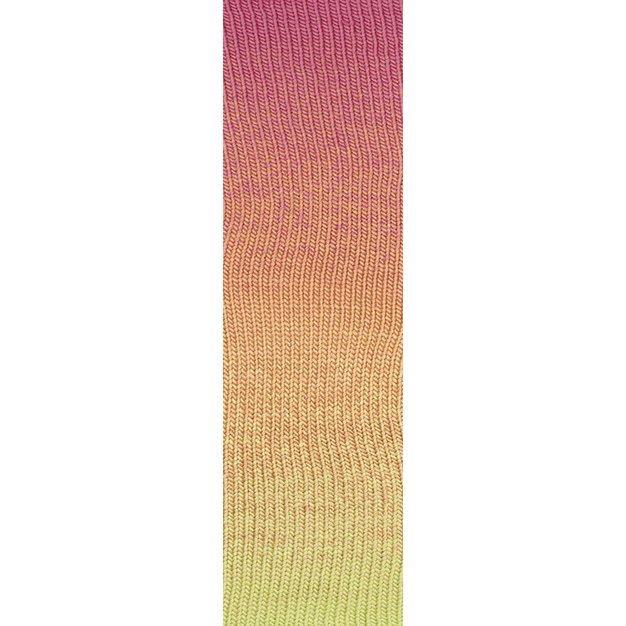 Poema Cashmere 204 Altrosa/Apricot/Zitronengelb von Laines Du Nord. Hier vereint sich die edelste Faser Kaschmir mit feinster Premium-Merinowolle um das eleganteste Gedicht des Strick-Universums zu komponieren.