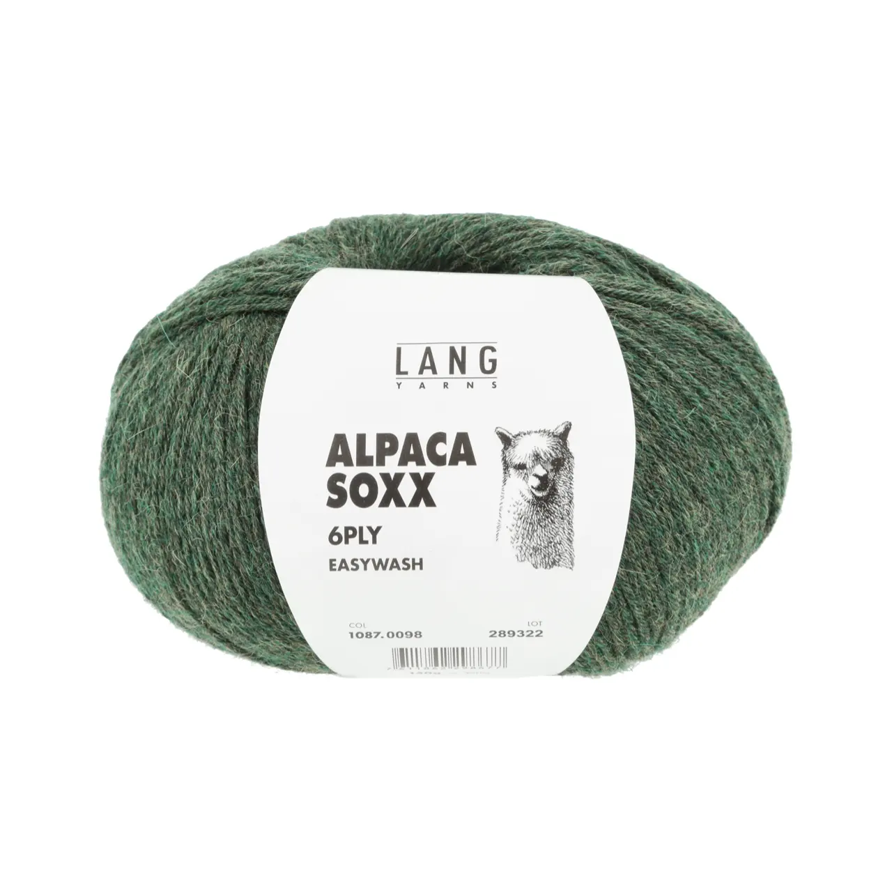 Alpaca Soxx 6-Fach 98 Olive Mélange von Lang Yarns. Ein himmlisches Wollknäuel. Unser ALPACA SOXX 6-fach besteht aus 70% superfeinem Alpaka und 30% strapazierfähigem Nylon. Ausserdem ist der Produktionsprozess für dieses Garn sehr umweltfreundlich. Diese Qualität ist in der Waschmaschine im Wollwaschgang (Schonwaschgang)