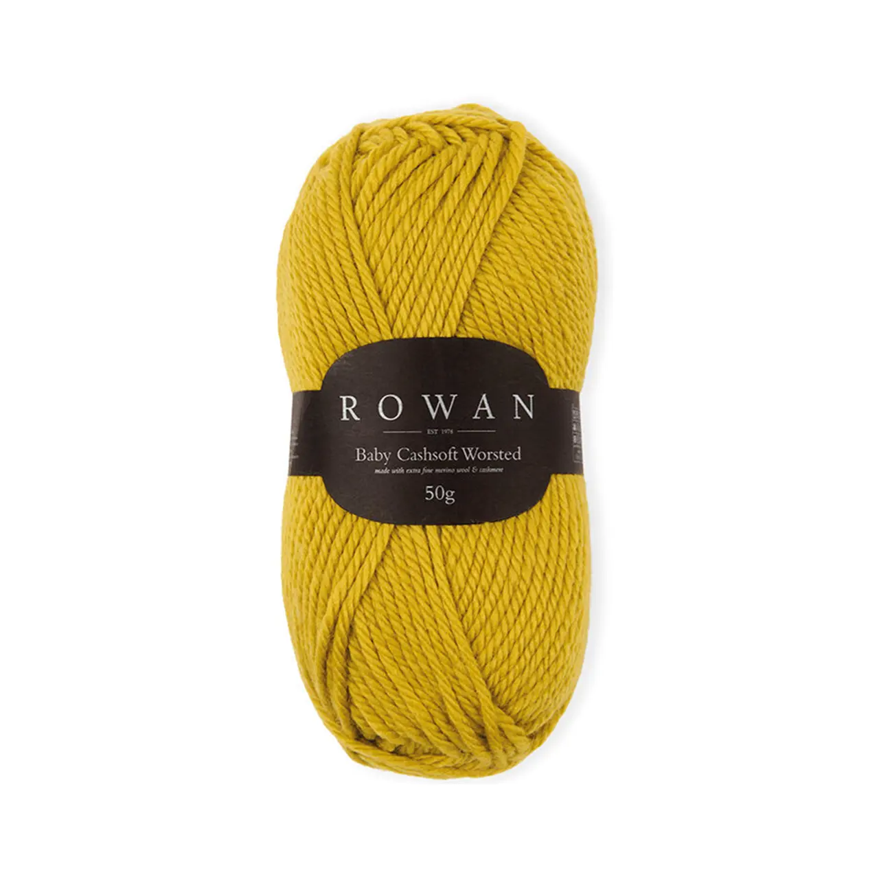 Baby Cashsoft Worsted 10017 Mustard von Rowan. Die perfekte Harmonie aus Luxus und Funktionalität. Diese sorgfältig ausgewogene Mischung aus Merinowolle Kaschmir und Acryl fühlt sich unwiderstehlich weich auf der Haut an.Baby Cashsoft Worsted eignet sich ideal für kuschelige Decken Babykleidung und alle Projekte bei denen Weichheit und Funktionalität Hand in Hand gehen.