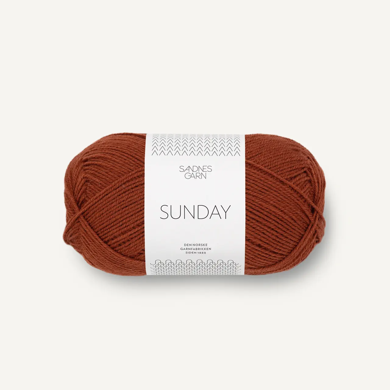 Sunday 3554 Rust von Sandnes Garn. Ein zauberhaft leichtes Merinogarn nicht Superwash behandelt