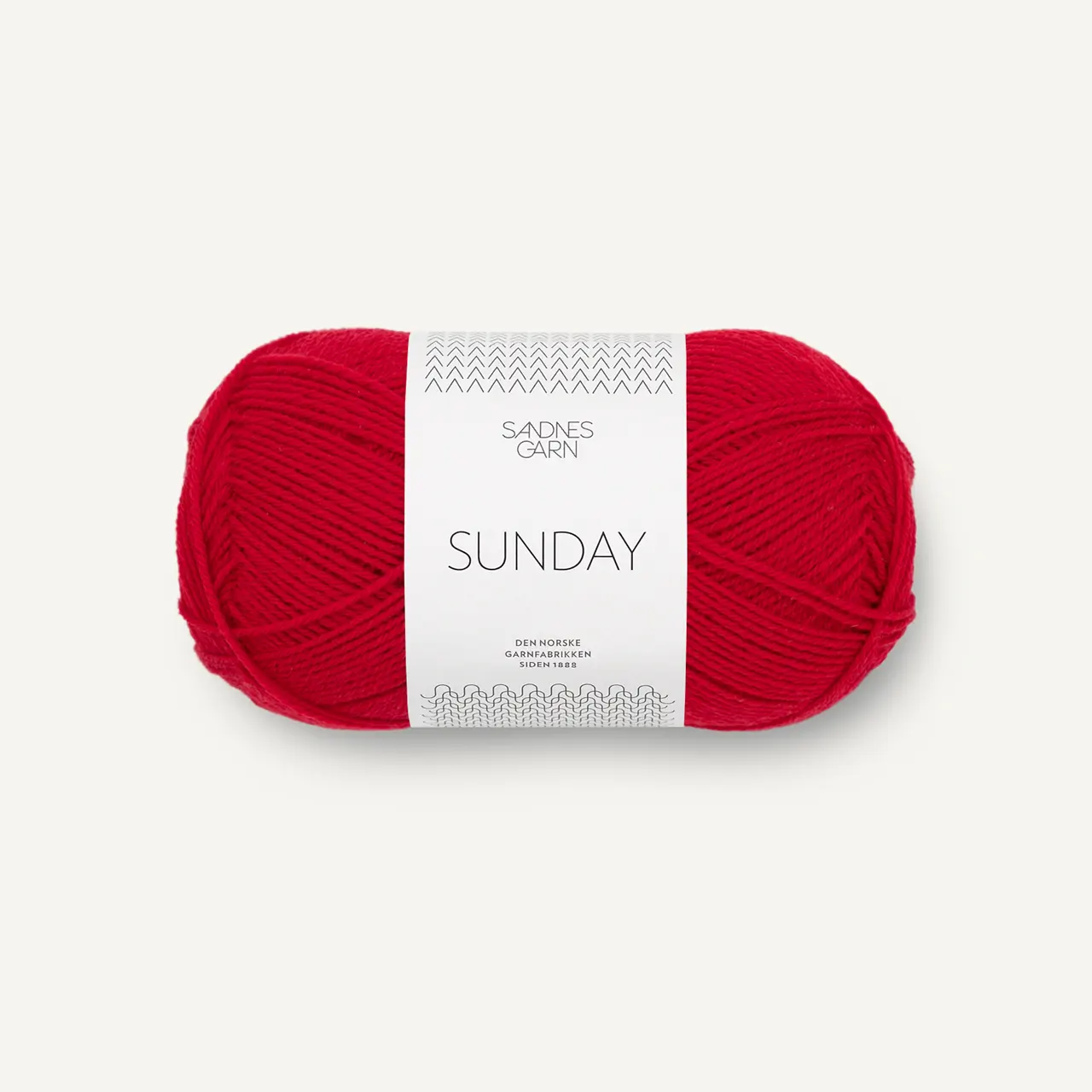 Sunday 4219 True Red von Sandnes Garn. Ein zauberhaft leichtes Merinogarn nicht Superwash behandelt
