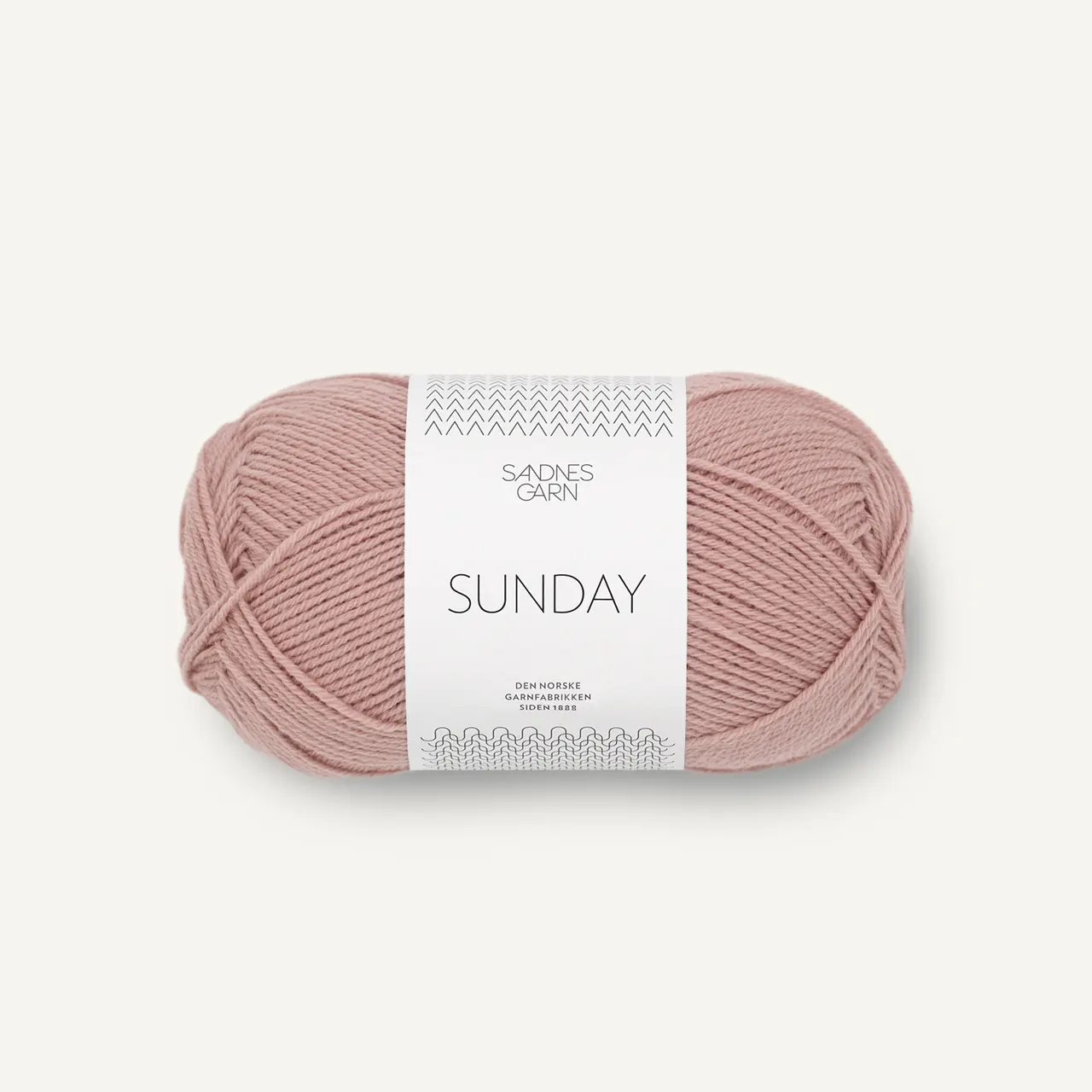 Sunday 4332 Støvet Rose von Sandnes Garn. Ein zauberhaft leichtes Merinogarn nicht Superwash behandelt